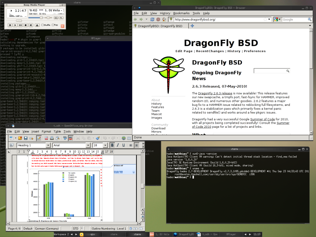 DragonFlyBSD: screenshots